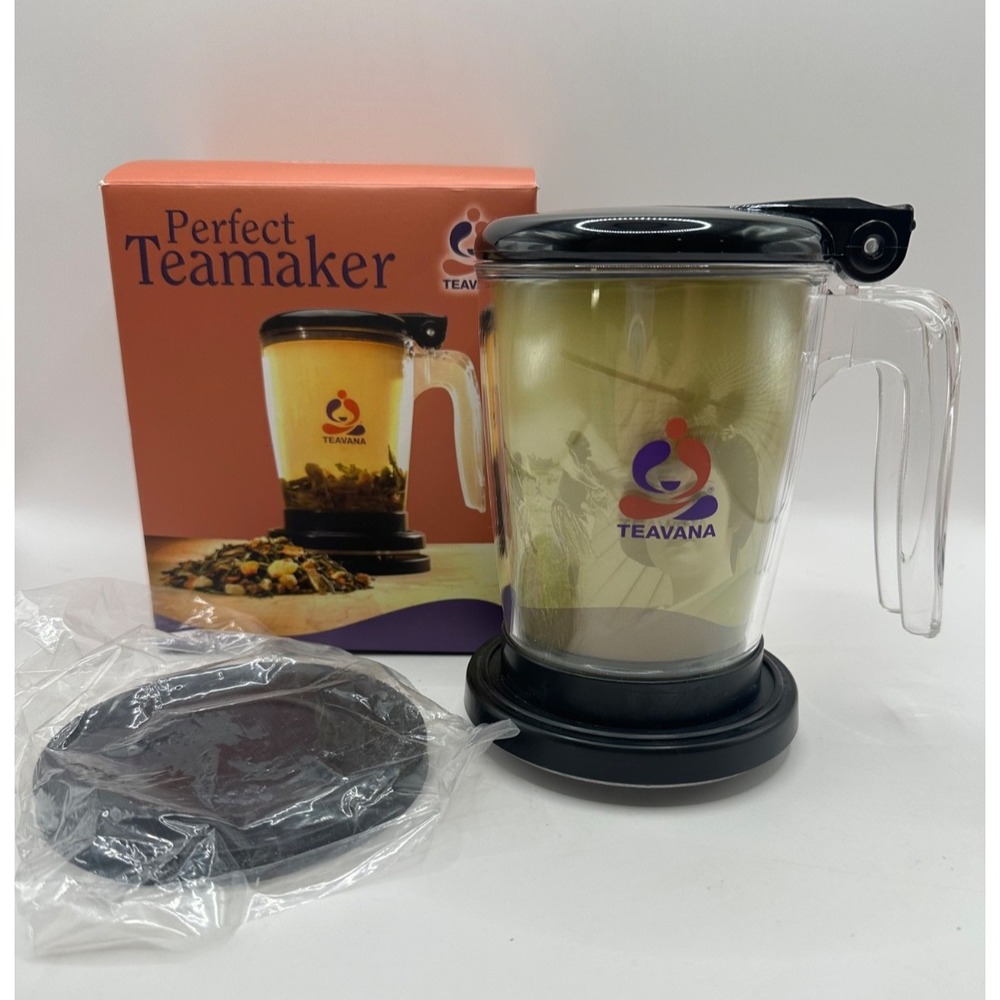 Teavana Perfect Teamaker Tea Maker 16oz Loose Leaf Brewer Stainless Steel Filter